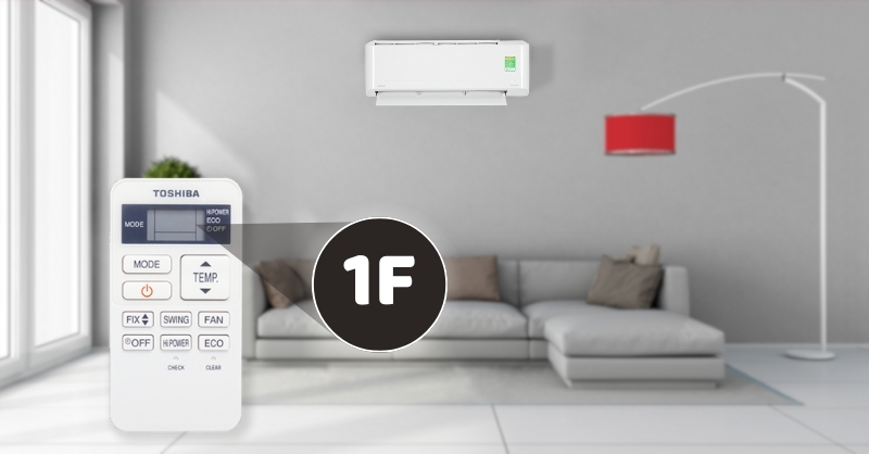Not every user knows what it means when a Toshiba air conditioner displays error 1F